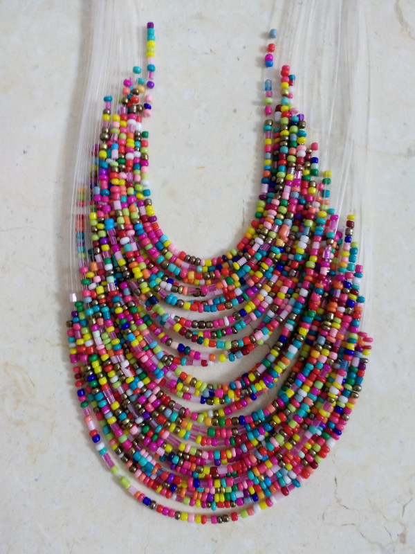 Beaded earring and necklace set in Jewellery & Watches in Edmonton - Image 2