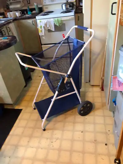  Chariot  pliable pour emplette ou chariot à linge , View more