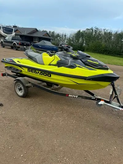 2018 seadoo rxtx has 23 hours 300 horse power super charged engine Seats 3 Lots of storage Comes wit...