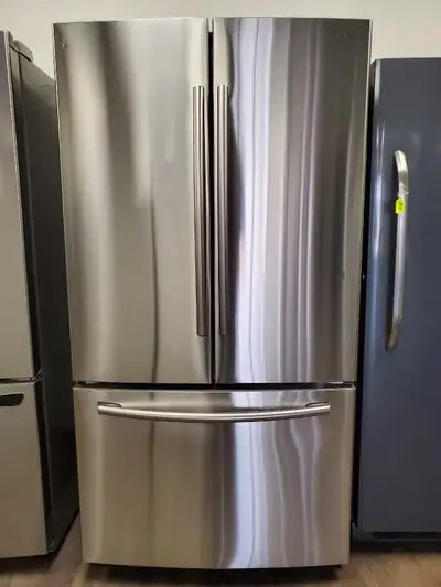 Fridge Samsung French door(36" wide), 3 mths warranty, View more