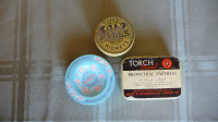 Vintage tins of various sizes