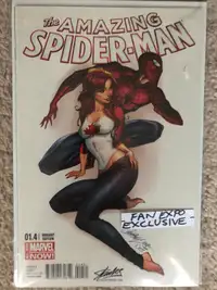 Amazing Spider-Man #1.4 Stan Lee Collectibles J Scott Campbell