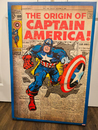 Marvel  The Origin of Captain America 109 - Jack Kirby - Poster