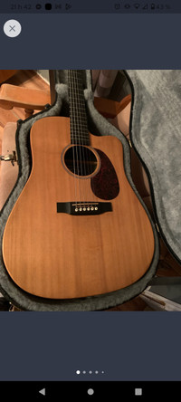 Guitar Martin DCX1E Acoustic Electric Mint Condition 800$