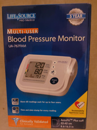 Lifesource multi-user Blood Pressure Monitor