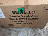Bertello Grande pizza oven (new)