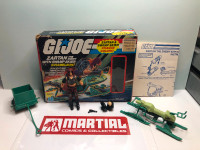 G.I. Joe Zartan action figure 100% complete with Box 1984 $395