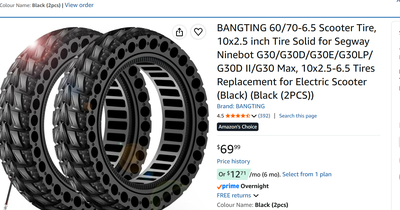 10" Solid Scooter Tires, Brand New!!, View more