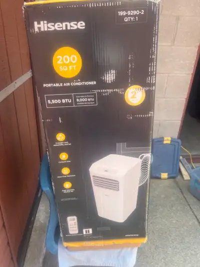 HiSense 6000 btu 3-in-1 Portable A/C  w/Remote, View more