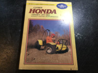 1977-1984 Honda Odyssey FL250 Clymer Shop Repair Manual ATV