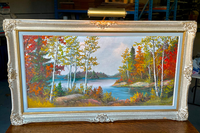 Original RARE Large Fall Oil Landscape (Listed Artist) in Arts & Collectibles in Mississauga / Peel Region