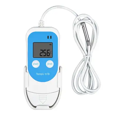 Tzone Temperature Humidity Data Logger with Probe USB Digital, View more