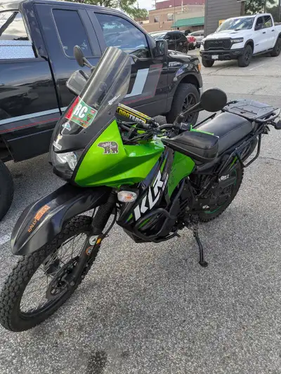 Kawasaki Klr 650 Comes with everything you need including saddle bags, cover, extra tire and tube, r...