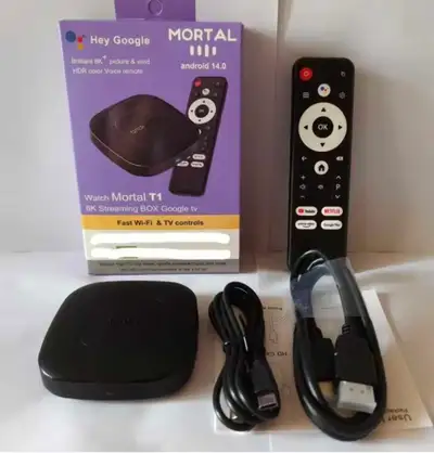 Mortal T1 (2G/16G) TV Box (Android 14.0), View more