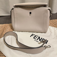 Fendi Leather Dotcom Top Handle Bag
