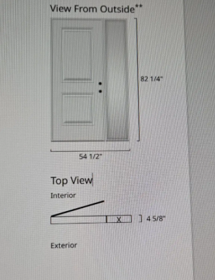 FRONT DOOR WITH WINDOW BRAND NEW, View more
