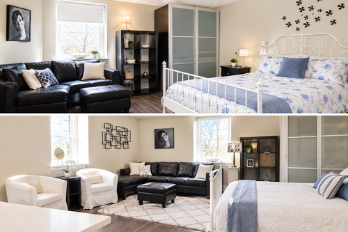 $1300 - Renovated bachelor apartment in Sandy Hill on the top floor of a three story triplex on Wilb...