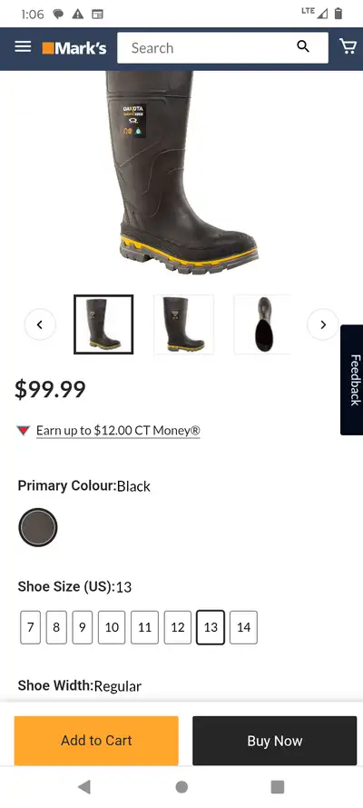 Dakota steel toe safety work boots, View more