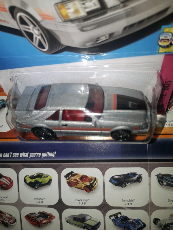 '84 Ford Mustang SVO Hot Wheels The 80's
2023 #2/10 $5 Each NIP in Toys & Games in Guelph - Image 3