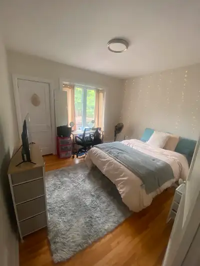 Subletting 1 fully furnished bedroom from May 1st-August 31st to a female roommate. This property is...