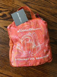 BNWT Eddie Bauer backpack portable easy pack