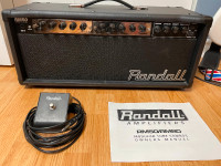 Randall RM50 50w 4-8-16 Ohms MTS Head + 2 Module Blackface Recto