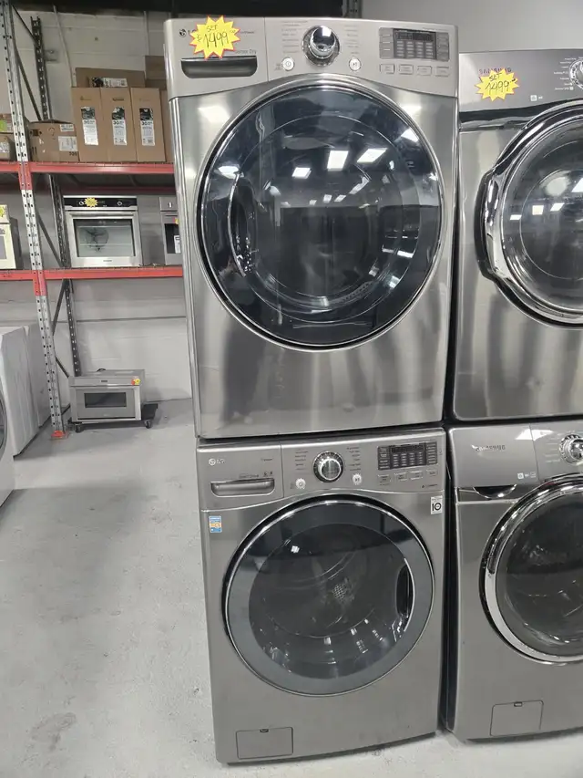 SALE! Stackable SET “LG” Washer / Dryer H39/W27/D30 in Washers & Dryers in City of Toronto - Image 8