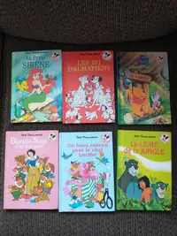 6  French Disney Books
