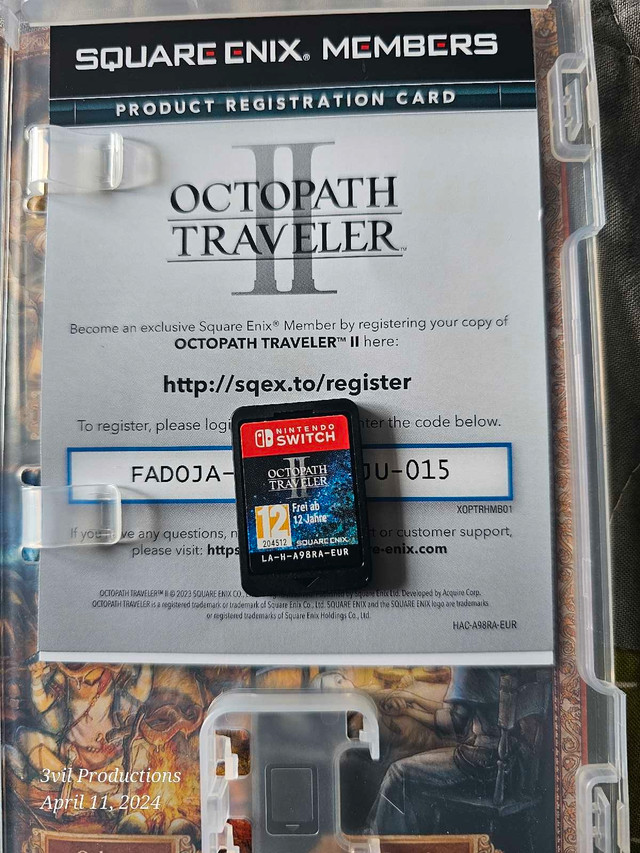 Octopath traveler 2 switch 50 in Nintendo Switch in Grande Prairie
