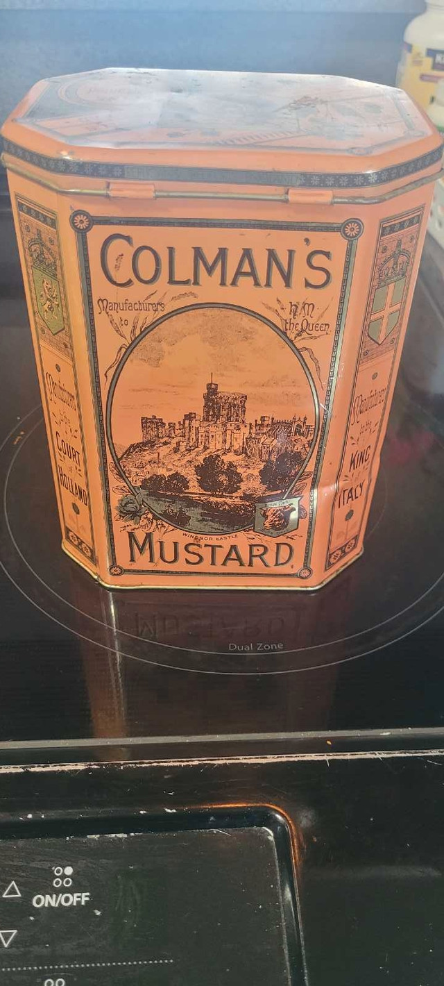Antique Colman's Mustard Tim in Arts & Collectibles in Saskatoon - Image 2