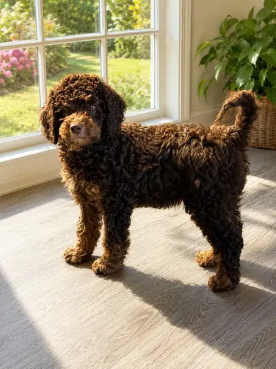 Cooper the mini/medium Bernedoodle ❤️, View more