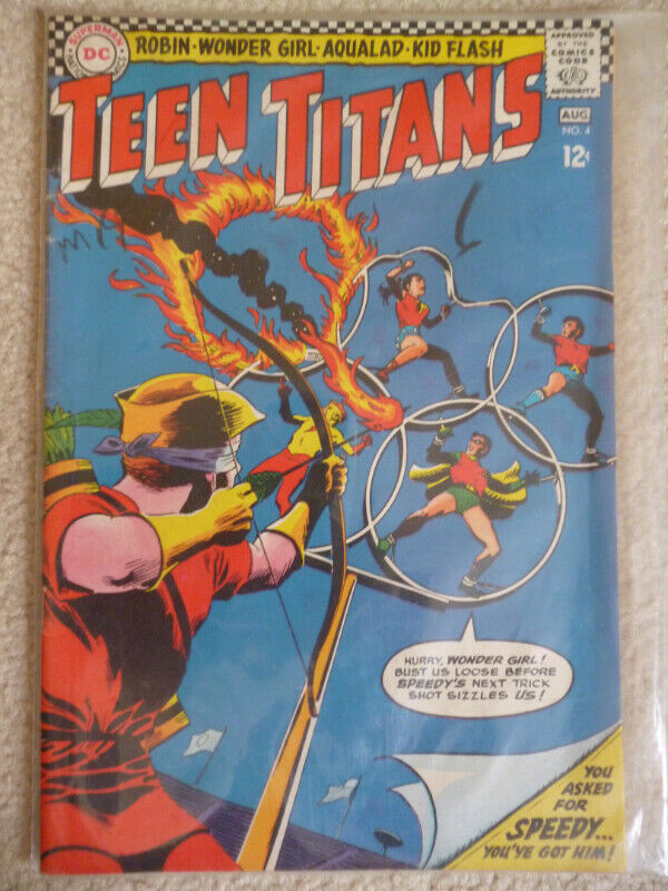 Teen Titans DC Comics lot x 10 1966-1972 Robin Speedy WonderGirl in Arts & Collectibles in Peterborough