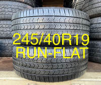 2 Tires) 245/40R19 Goodyear Eagle Sport (Run-Flat)