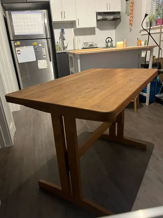 Wooden Table (IKEA)  in Dining Tables & Sets in City of Halifax - Image 3