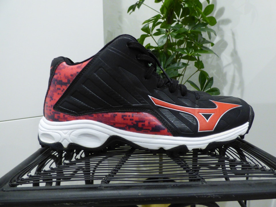 Mizuno, Mizuno Men's 9 Spike Advanced Erupt 3 Mid Baseball Shoe - Sz 9