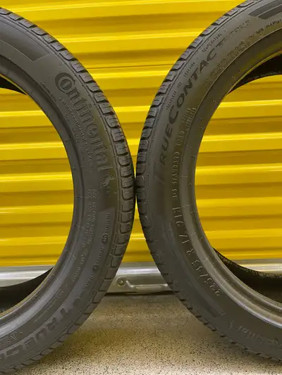 Pair. 225/45R17 91H Continental TrueContact Tour. FIRM $250: Two Used All Seasons Tires. FIRM Tires...