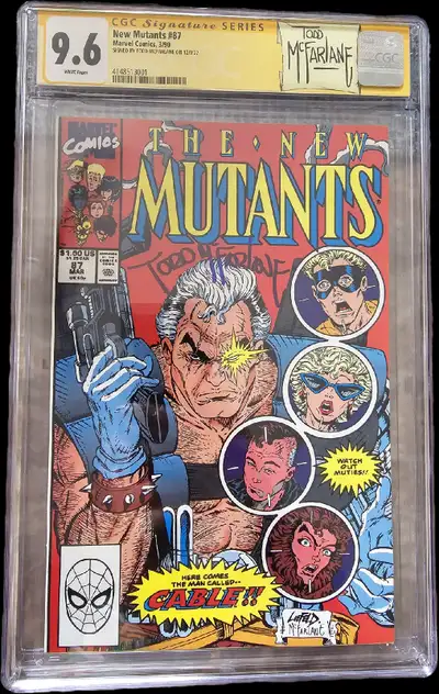 autographed New Mutants 87 cgc 9.6, View more