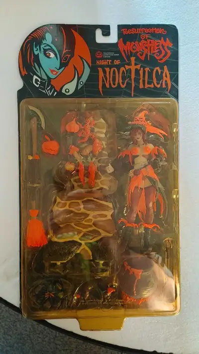 Resurrection of Monstress Night of Noctilca Witch Action Figure Yasushi Nirasawa. Orange variant. Ye...