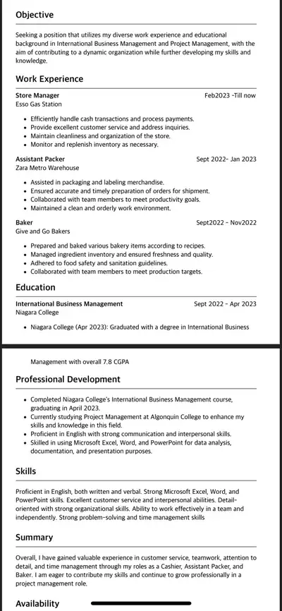 looking for Job , View more