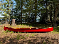 Red Algonquin Canoe