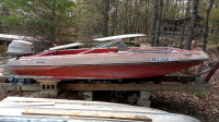 Baja Bowrider With 85 HP Evinrude & Trailer