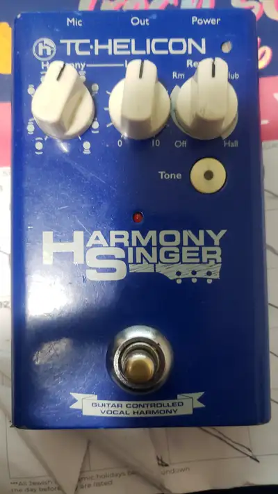 Two TC Helicon Harmony Singer Pedals for Sale, View more