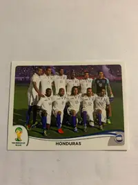 2014 Panini FIFA World Cup Stickers Brazil HONDURAS TEAM #394