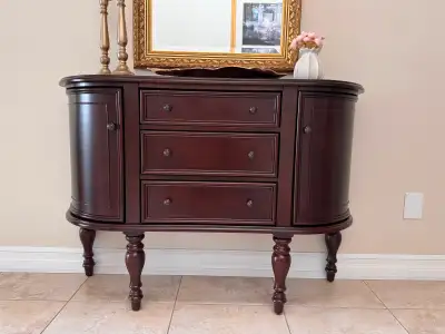 Elegant dark wood buffet/sideboard, View more