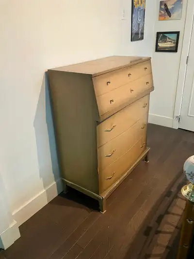 75-year-old dresser, 45” tall, 18” deep, 36” wide, View more