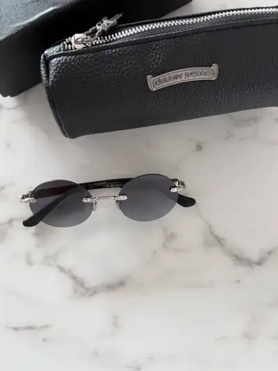Men’s sunglasses with case and box, View more