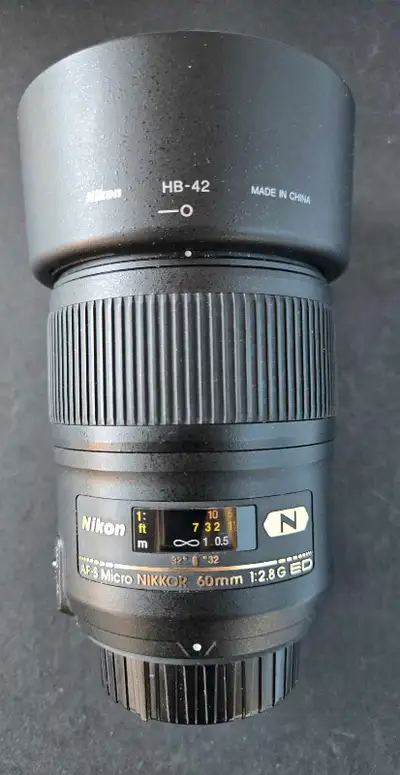 Nikon AF-S Micro 60mm 1:2.8G Lens, View more
