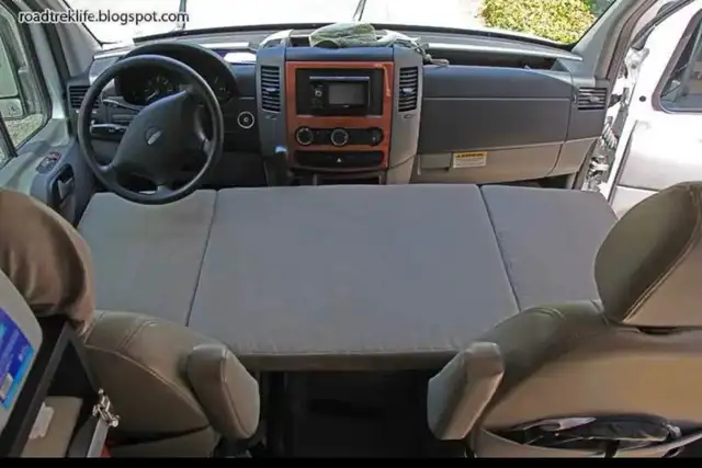 camping, 3rd bed on front seats, for MB Sprinter, van, motorhome in Other in Bedford - Image 2