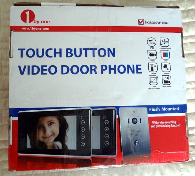 7-inch Colour Video Intercom System in General Electronics in City of Toronto