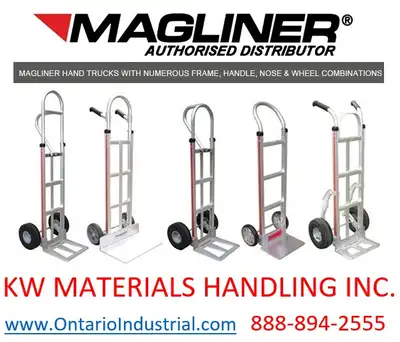 MAGLINER HAND TRUCKS, MAGLINE GEMINI CARTS, BOTTLED WATER TRUCKS, View more